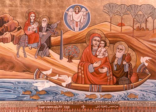 the Holy family in Egypt 