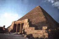 the great pyramid in Giza 