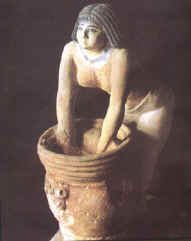 Egyptian woman statue