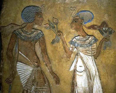 Nefertiti and Akhenaton