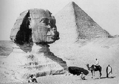 Old Photo of the Sphinx 