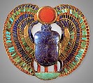 Winged scarab pendant